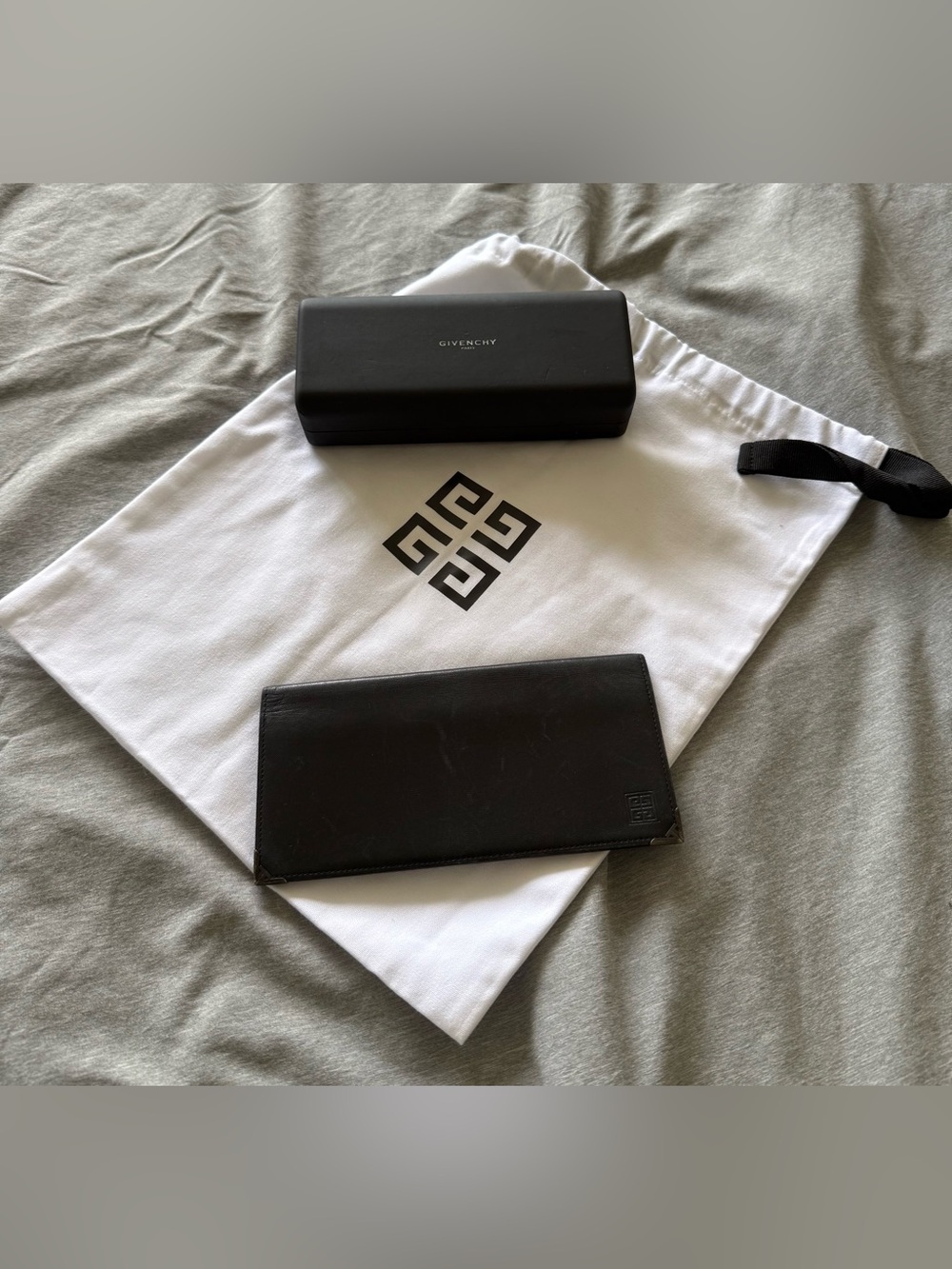 Givenchy Bundle: Eyeglass Case, Men’s Flat Billfold & Dustbag